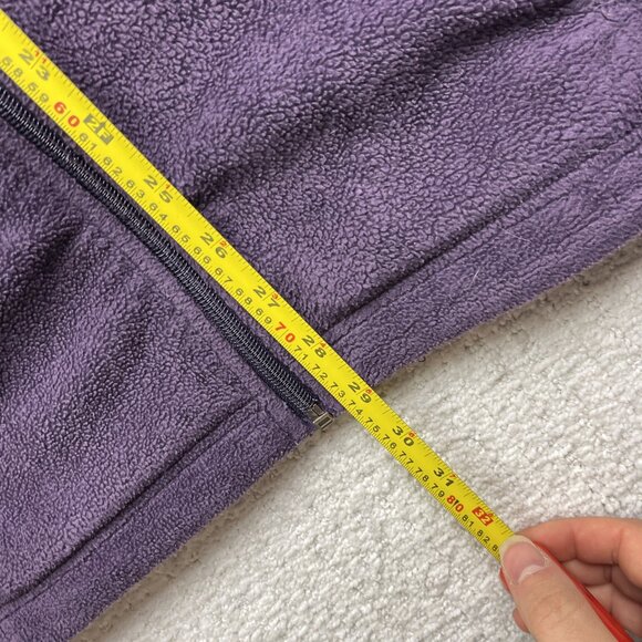 Columbia Benton Springs Full Zip Polar Fleece Jacket Wom Large Purple Outdoor - Picture 9 of 11